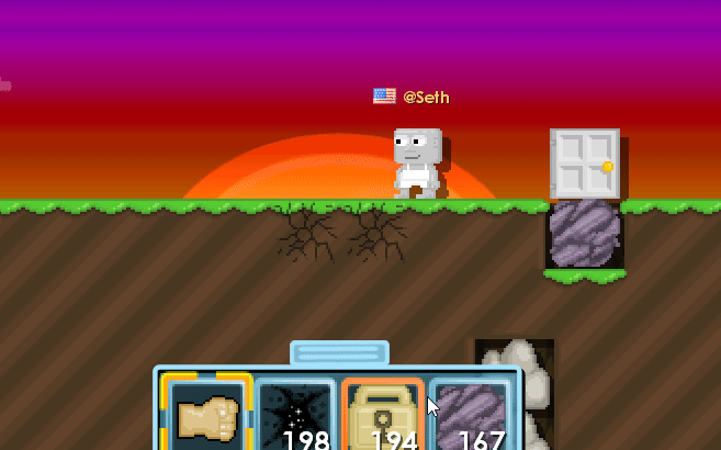 Early version of block punching