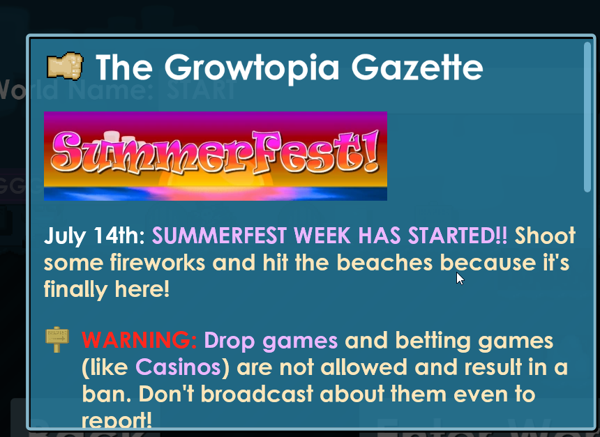 News banner working